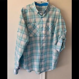 Under armour short sleeve fishing color shirt